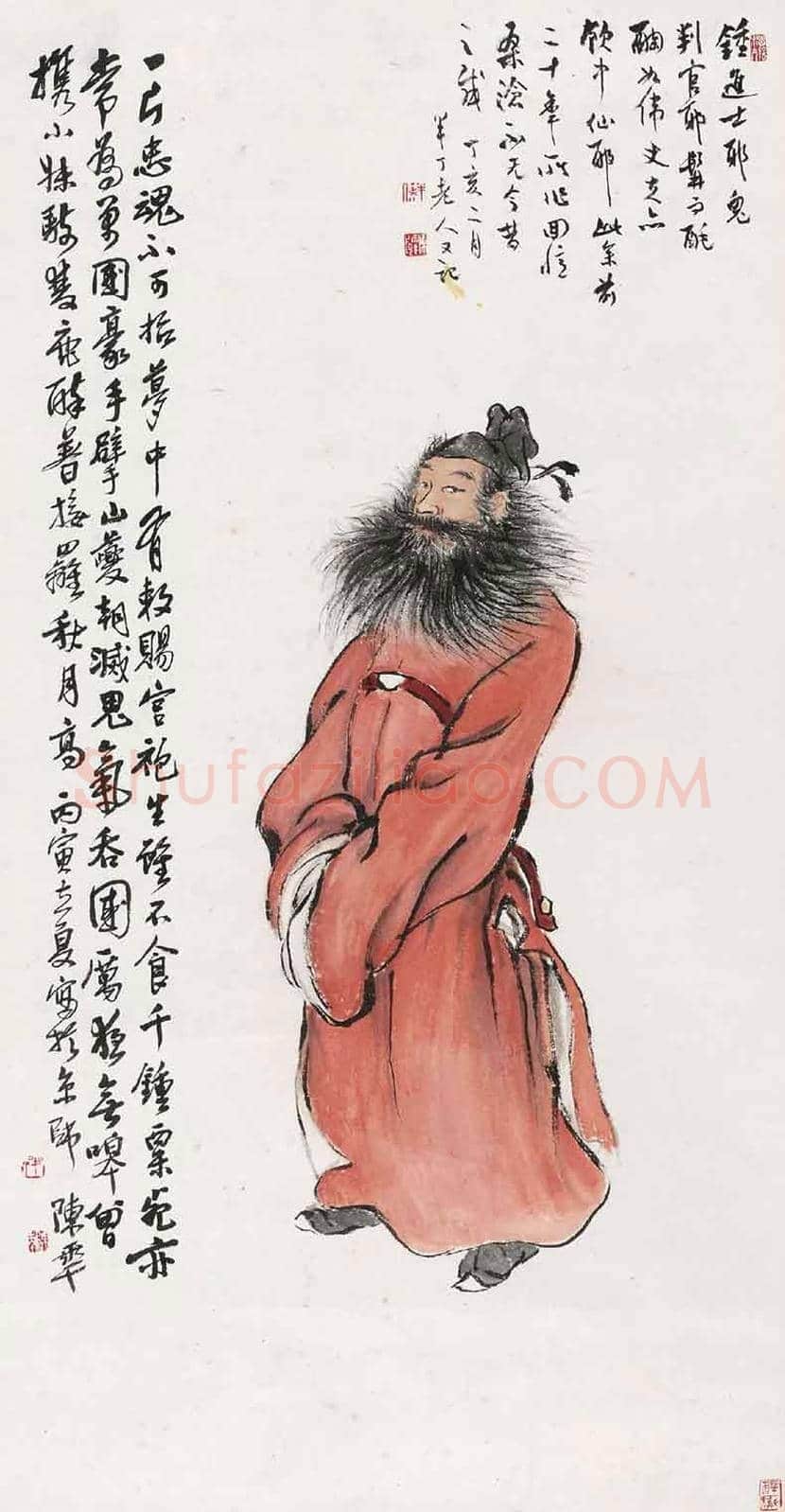 陈半丁人物画作品欣赏 | 书画百科