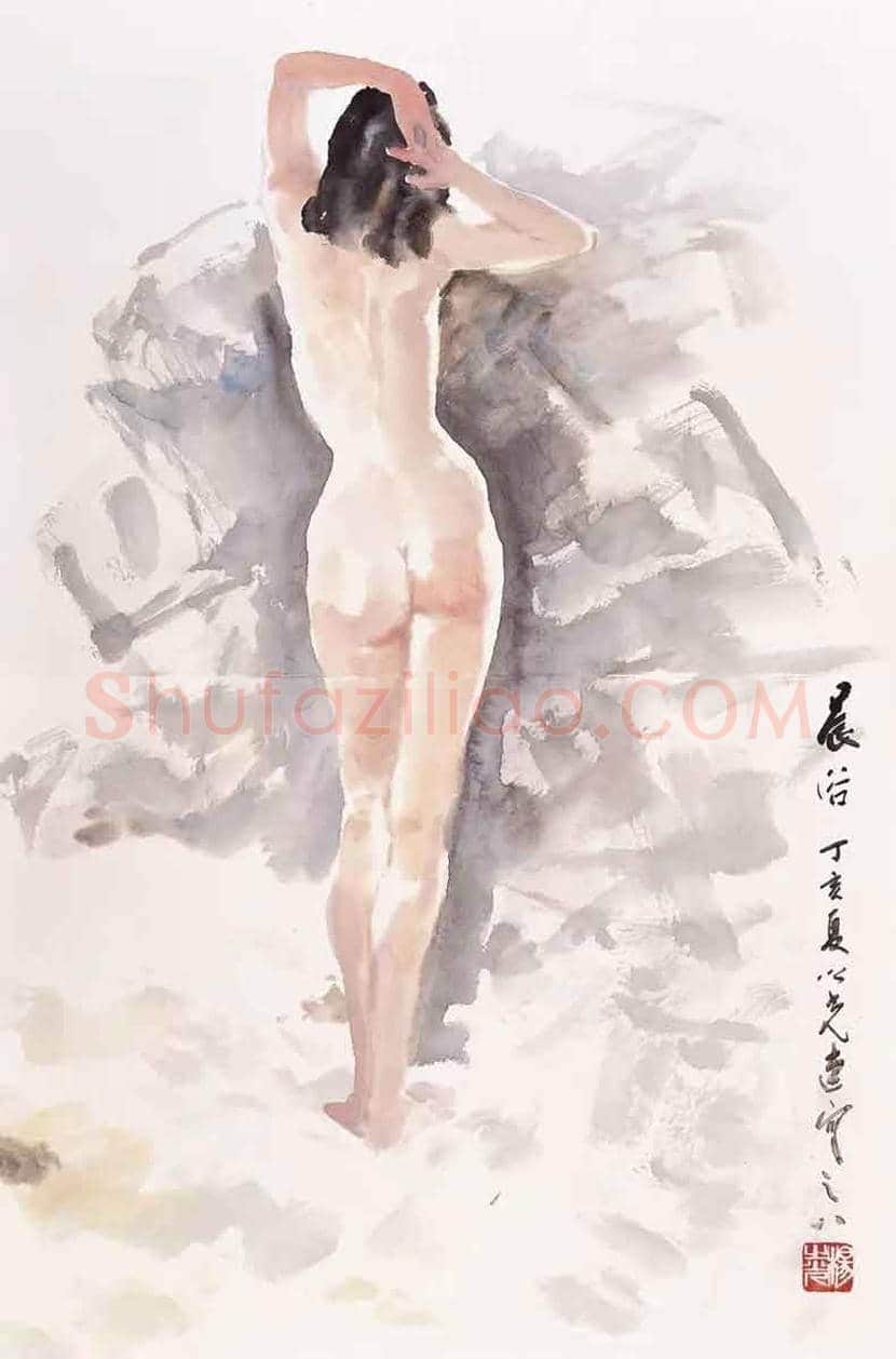 杨之光《女人体写生》,当代没骨人体第一人 | 书画资料