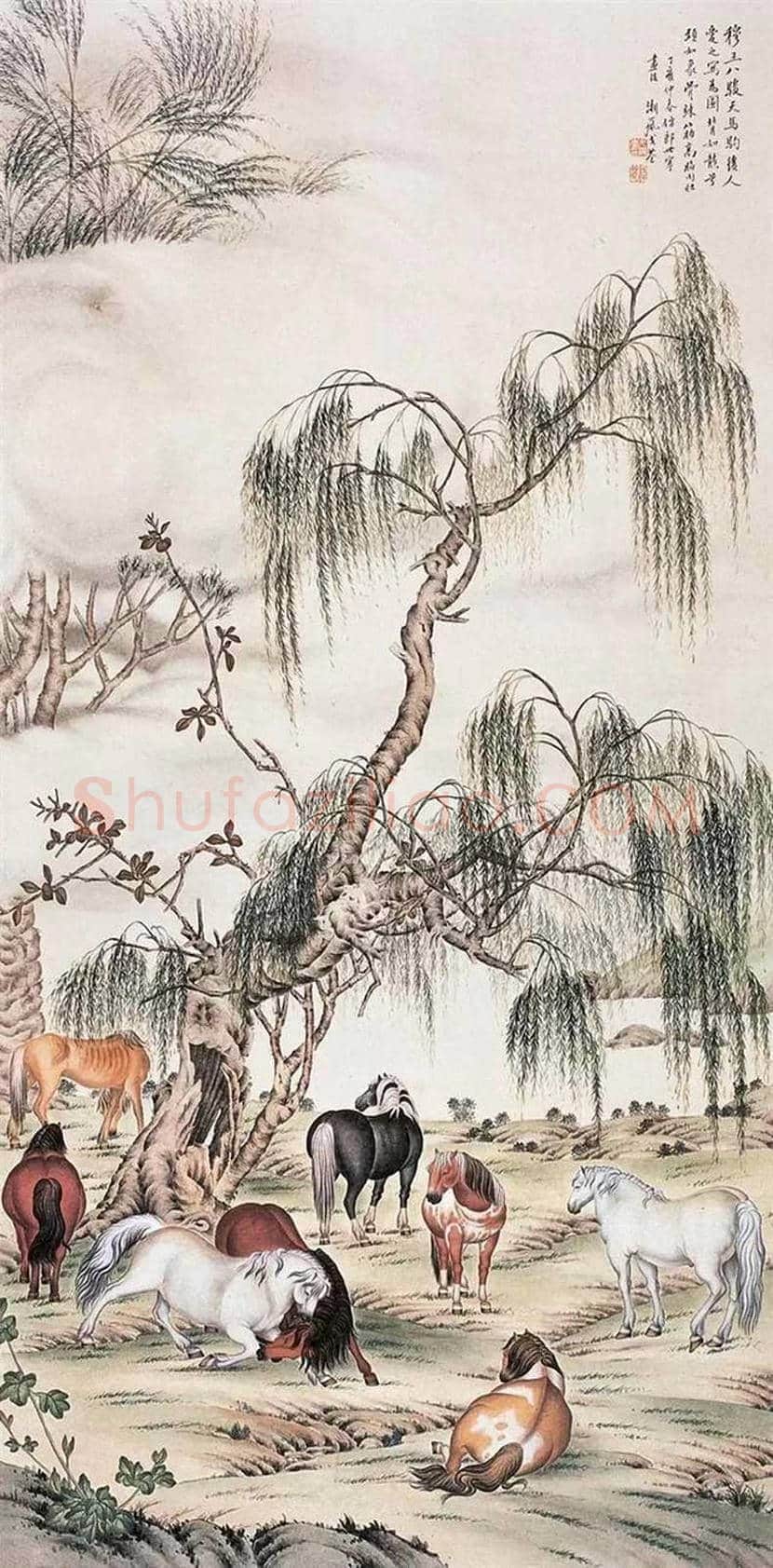 戈湘岚骏马图欣赏 | 书画资料