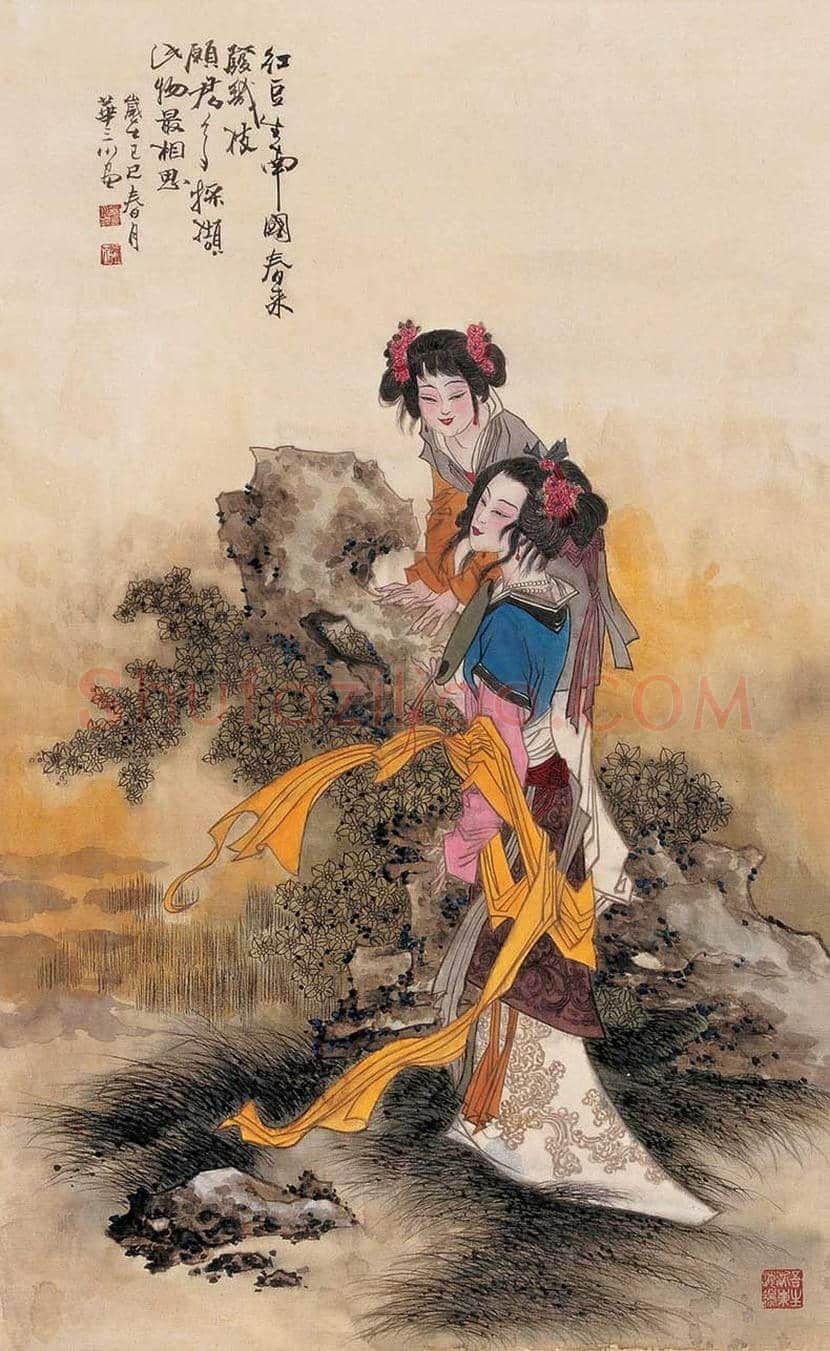 华三川工笔仕女作品欣赏 | 书画科普