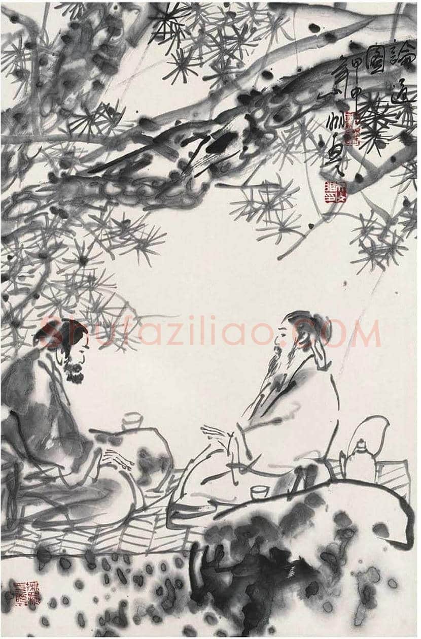 吴山明人物画作品欣赏 | 书画学堂