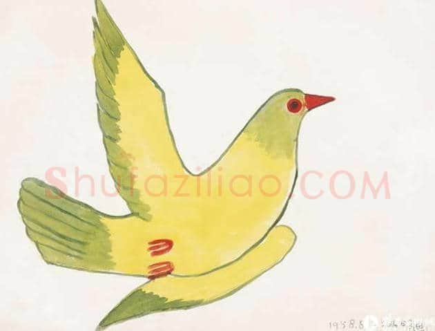 王明明儿童时期画作欣赏 | 书画学堂
