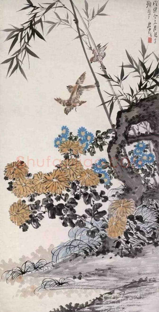 近现代名家画菊48幅！（值得收藏） | 书画知识