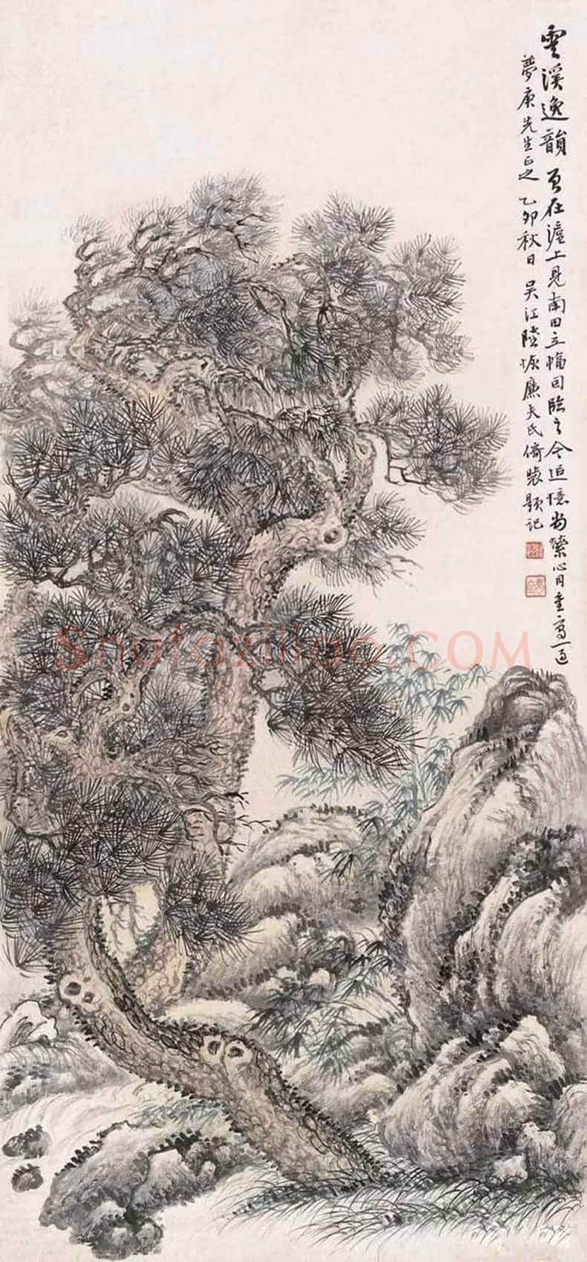 陆恢山水画作品欣赏 | 书画学堂