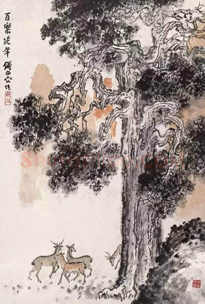 钱松喦花鸟画欣赏【20幅】 | 书画文摘