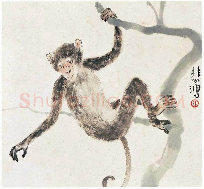 徐悲鸿十二生肖绘画 | 书画知识