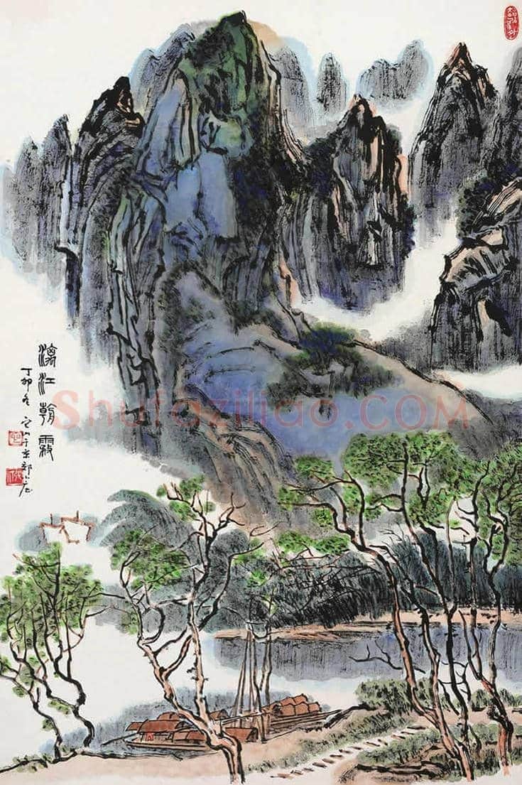 张仃水墨画作品欣赏 | 书画科普