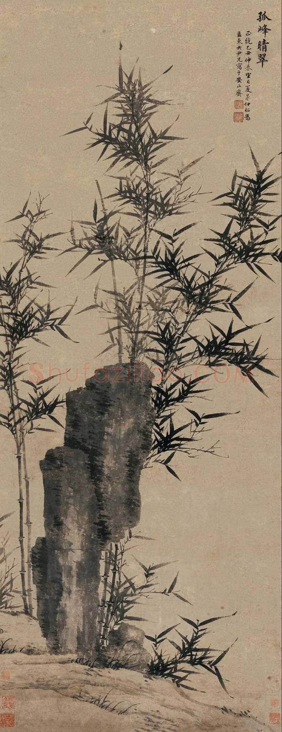 夏昶墨竹作品欣赏及拍卖价格 | 书画百科