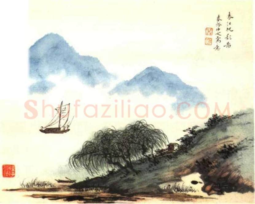 秦仲文山水画欣赏 | 书画百科