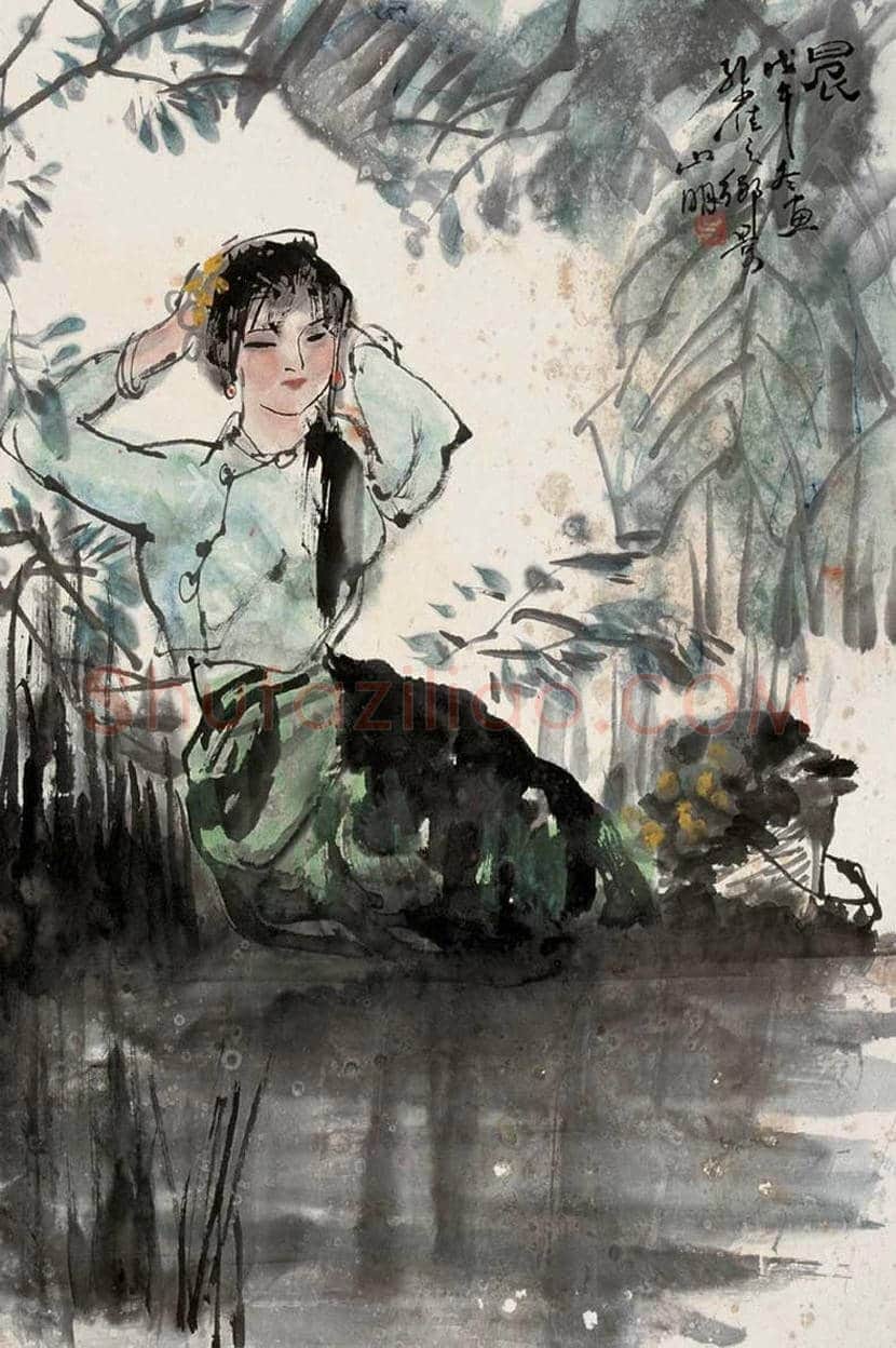 吴山明人物画作品欣赏 | 书画学堂