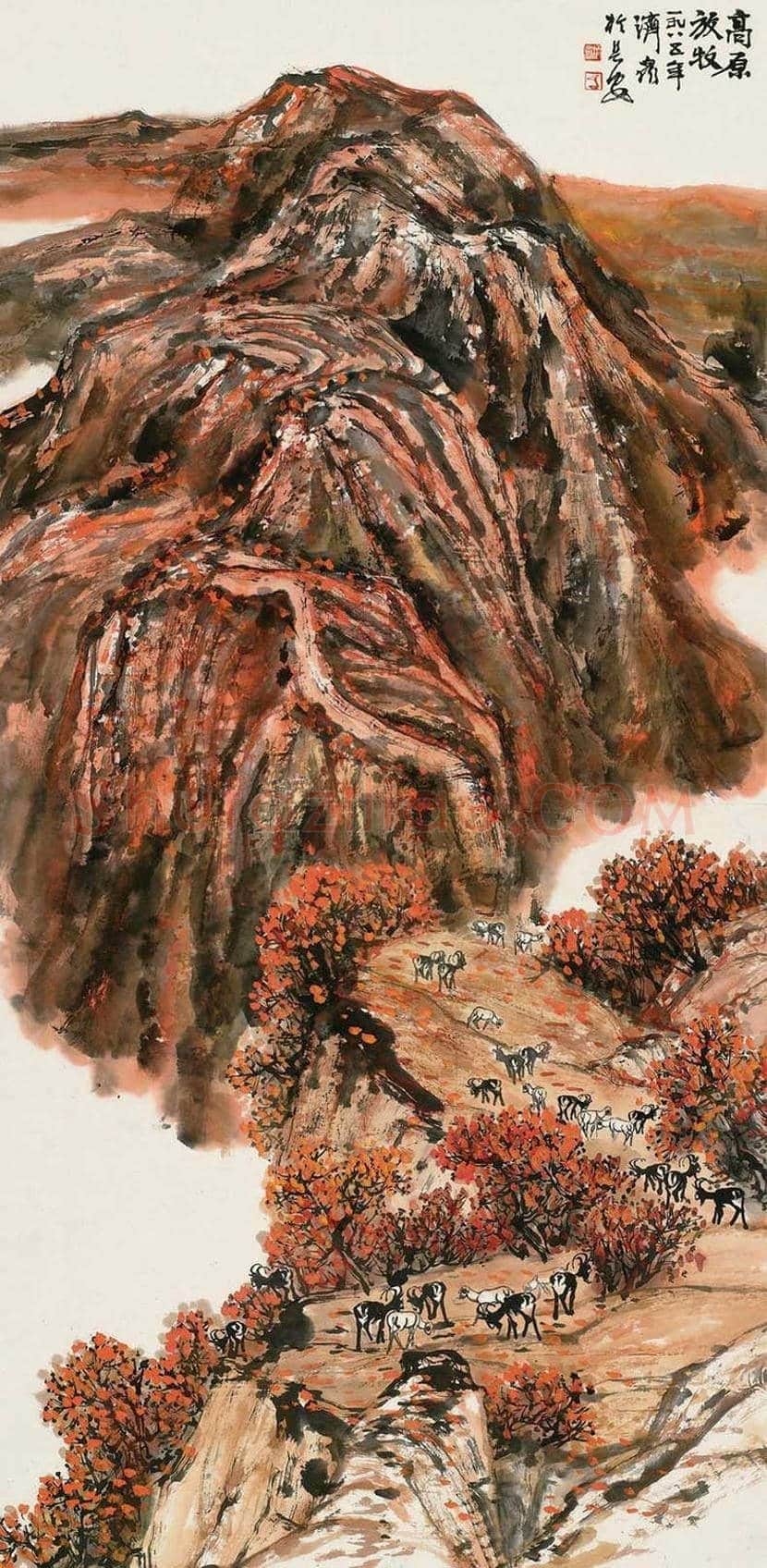 方济众山水画作品欣赏 | 书画学堂