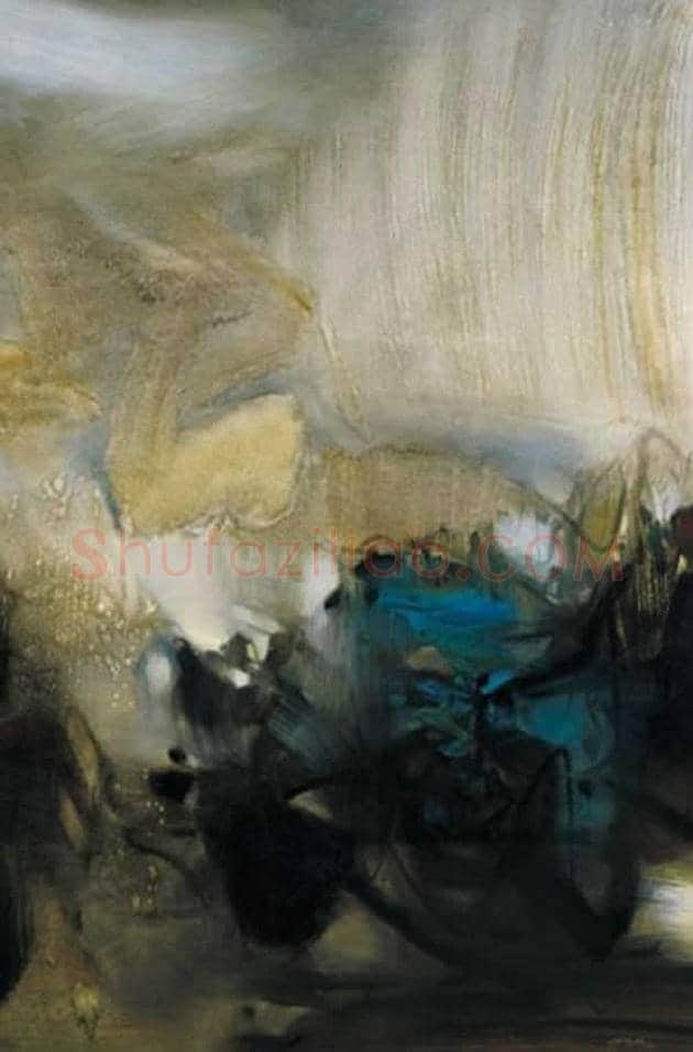 朱德群(1951-2004期间)作品欣赏 | 书画百科
