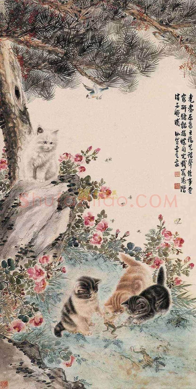 曹克家画猫作品欣赏 | 书画学堂