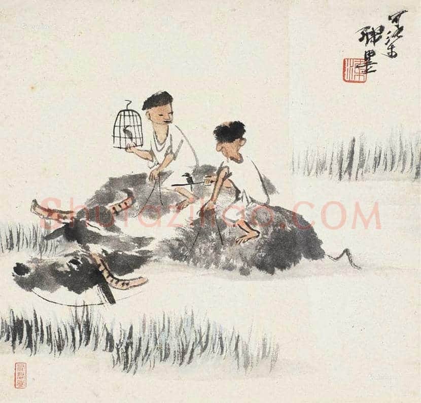 历代画牛名作 | 书画学堂