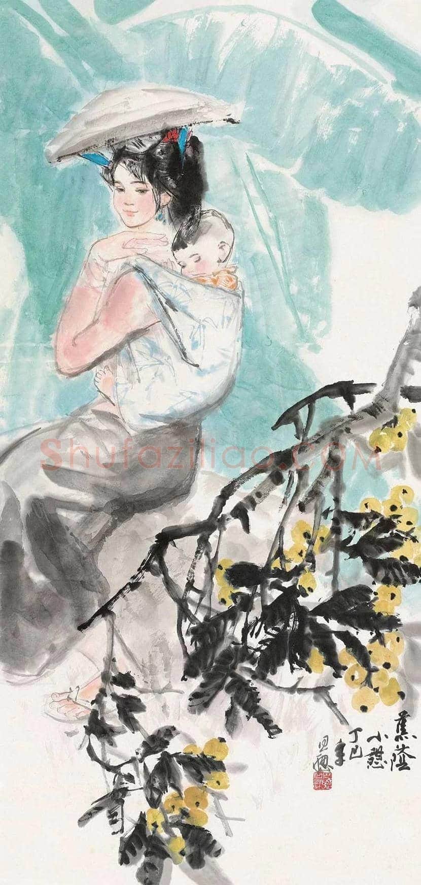 周思聪人物画作品欣赏 | 书画讲解
