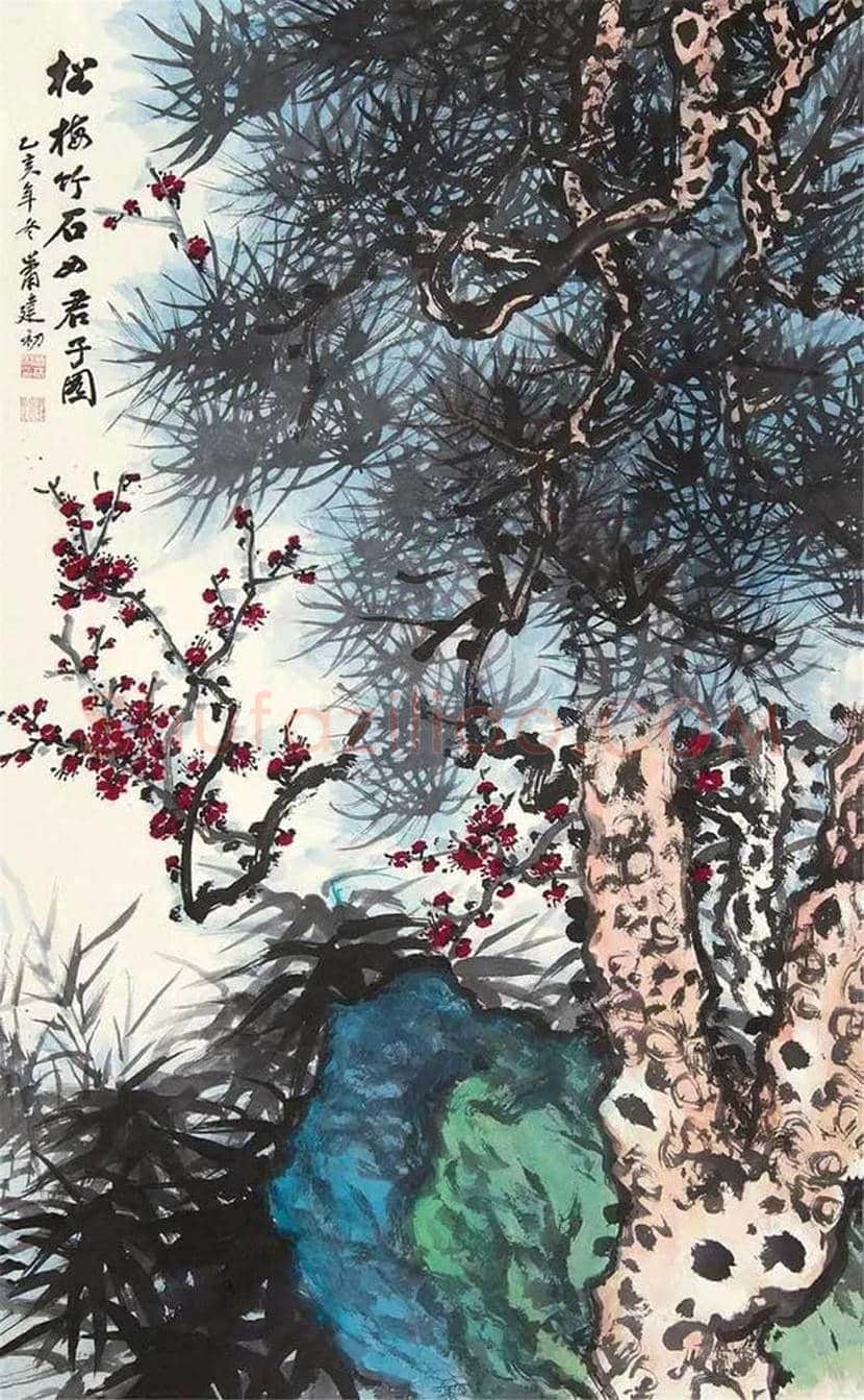 萧建初作品欣赏 | 书画学堂