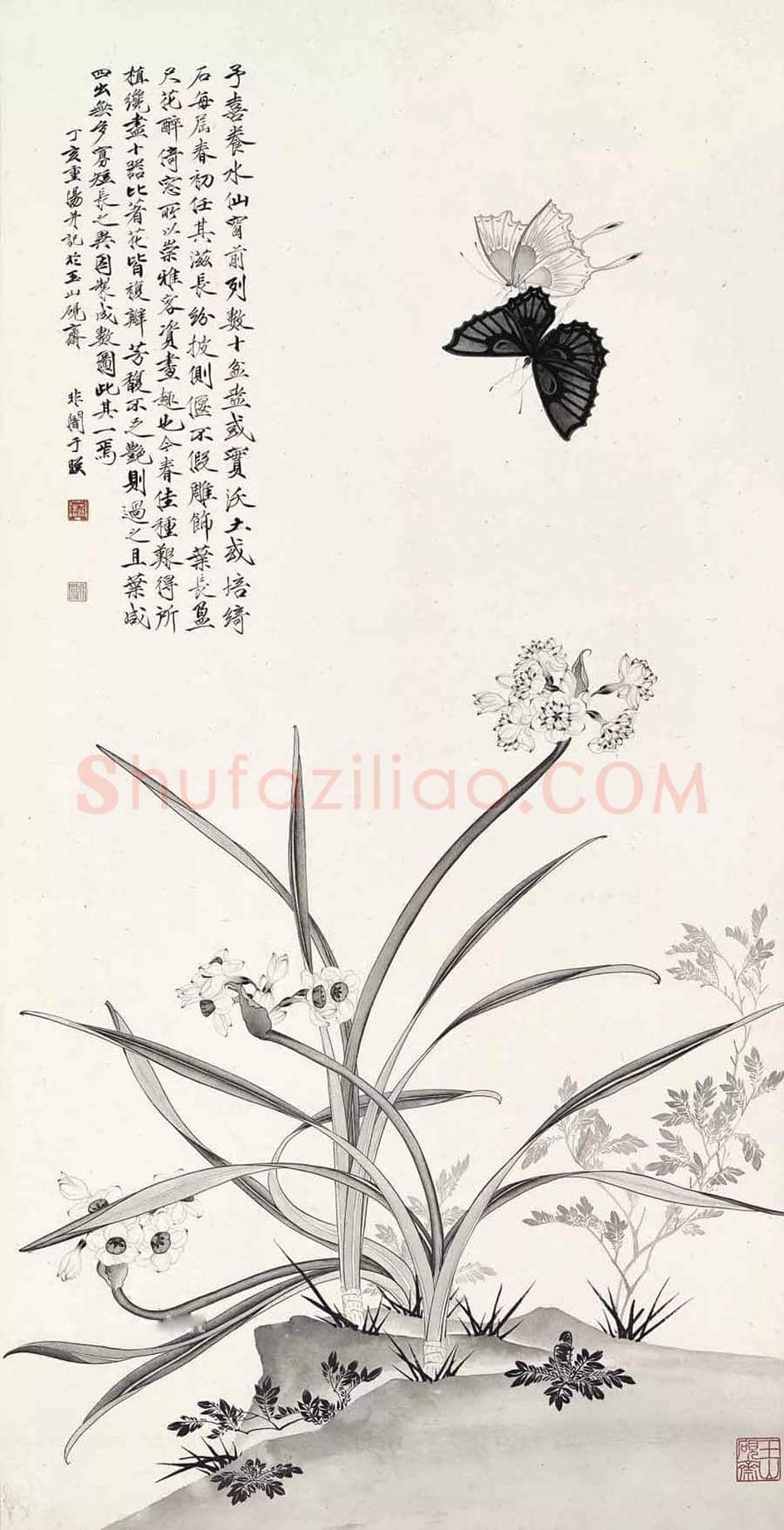 名家笔下的水仙,万种风情,尽在不言中! | 书画百科