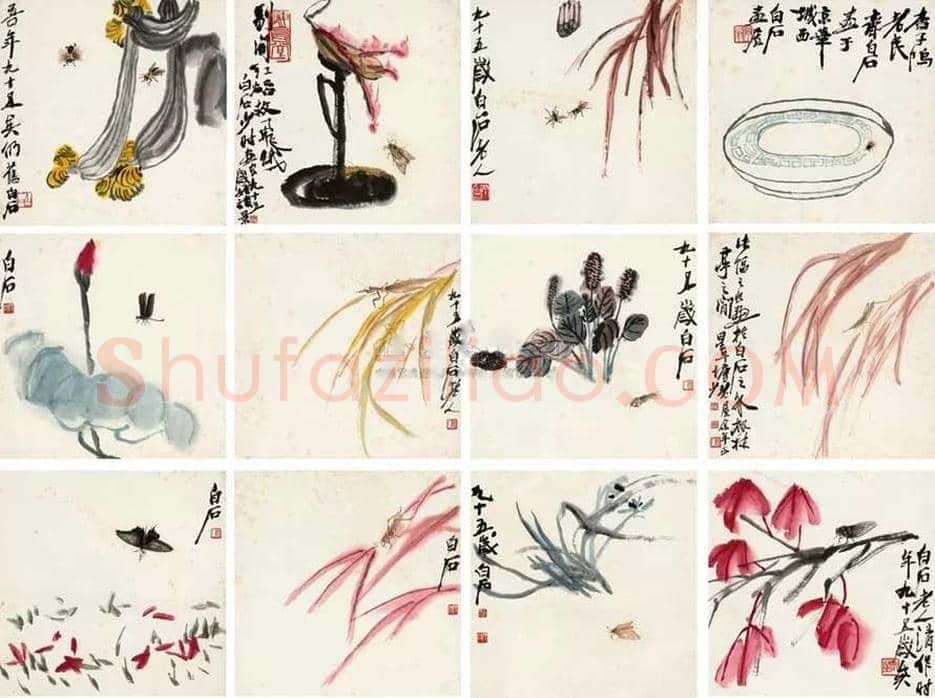 齐白石拍卖最贵的花鸟画都有哪些？ | 书画百科