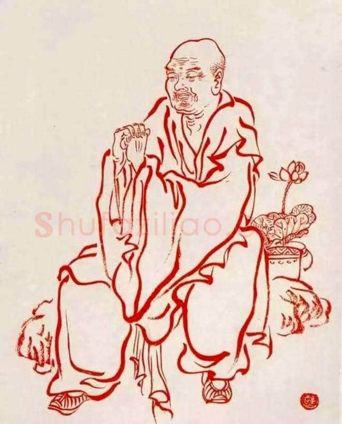 弘一法师罗汉图欣赏 | 书画科普