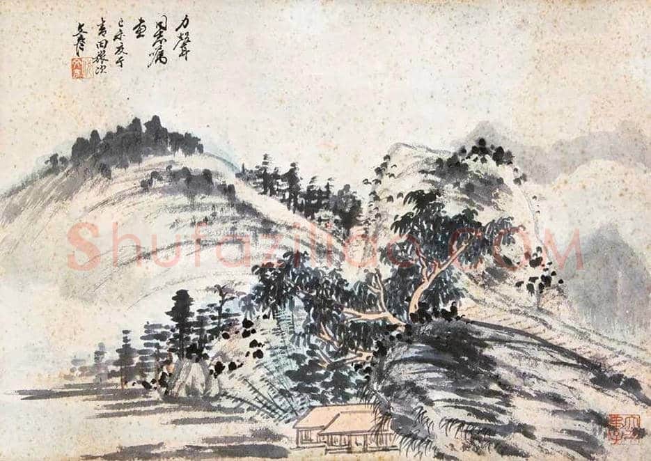 伏文彦山水画作品欣赏 | 书画讲解