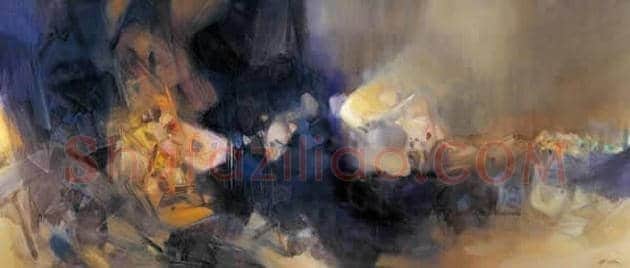 朱德群(1951-2004期间)作品欣赏 | 书画百科