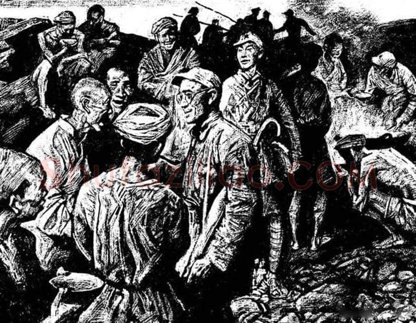 沈尧伊《地球的红飘带》，长征史诗连环画！ | 书画文摘