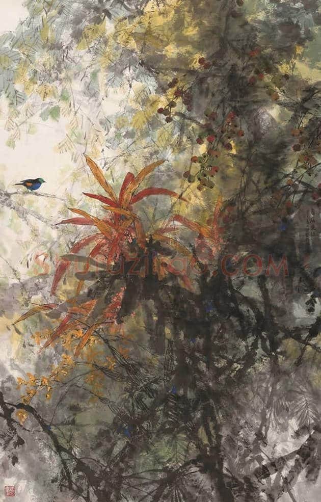 王明明花鸟作品欣赏 | 书画学堂