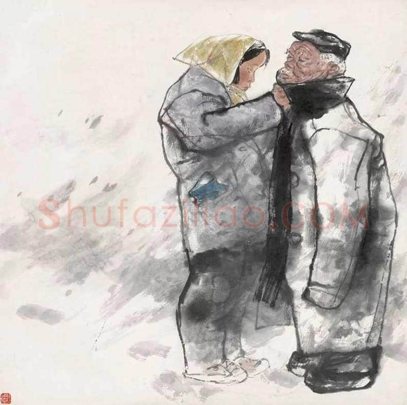 周思聪人物画作品欣赏 | 书画讲解