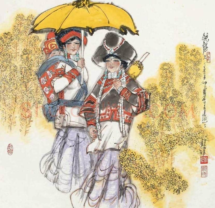 杜显清人物画作品欣赏 | 书画常识