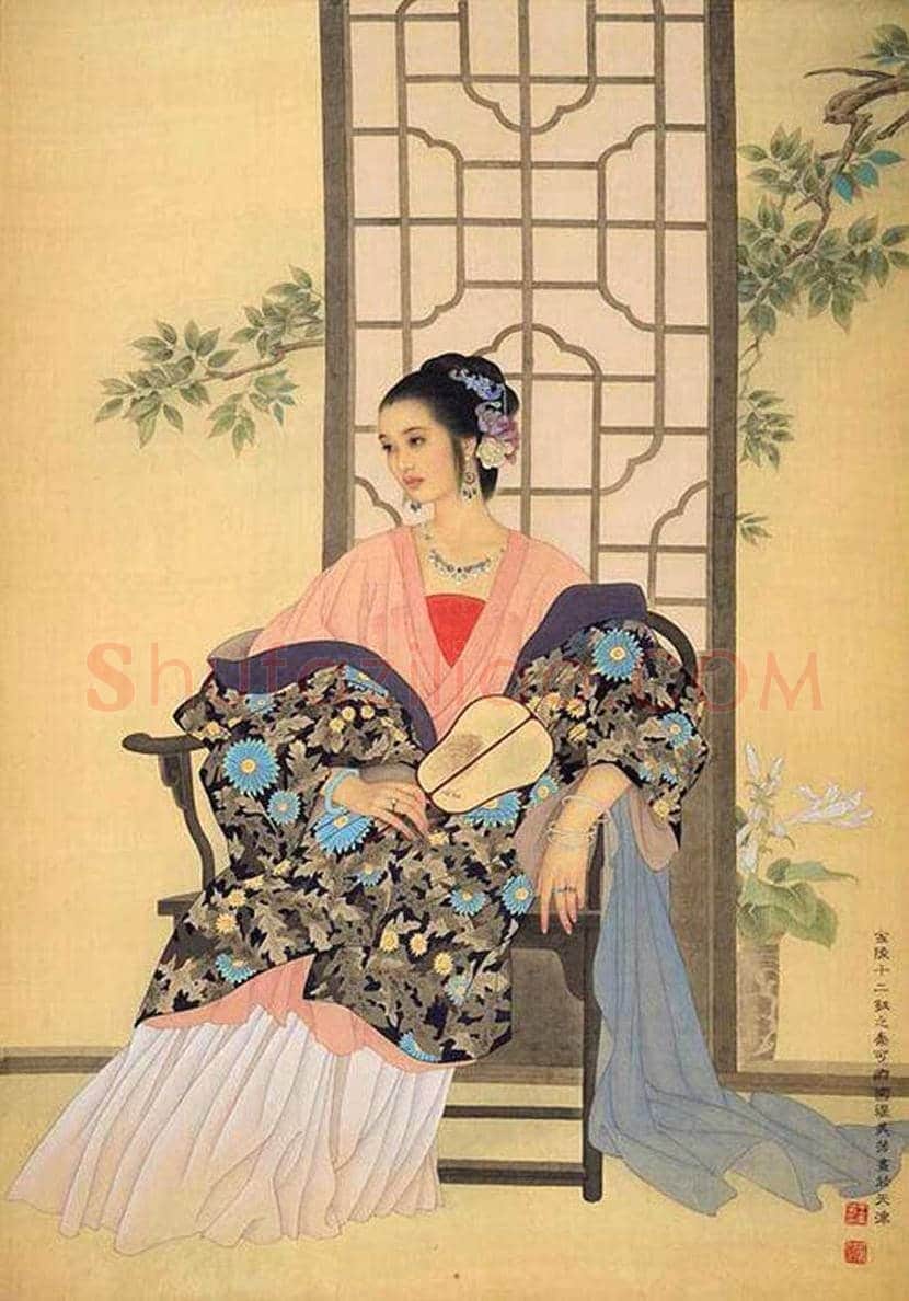 赵国经、王美芳工笔人物《金陵十二钗》欣赏 | 书画科普