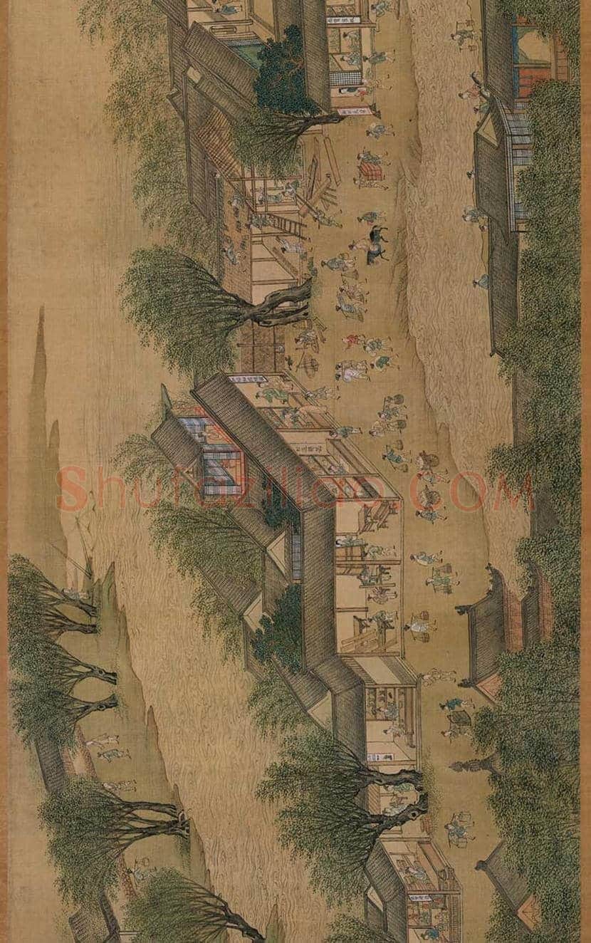 仇英《清明上河图》 欣赏 | 著名国画图片