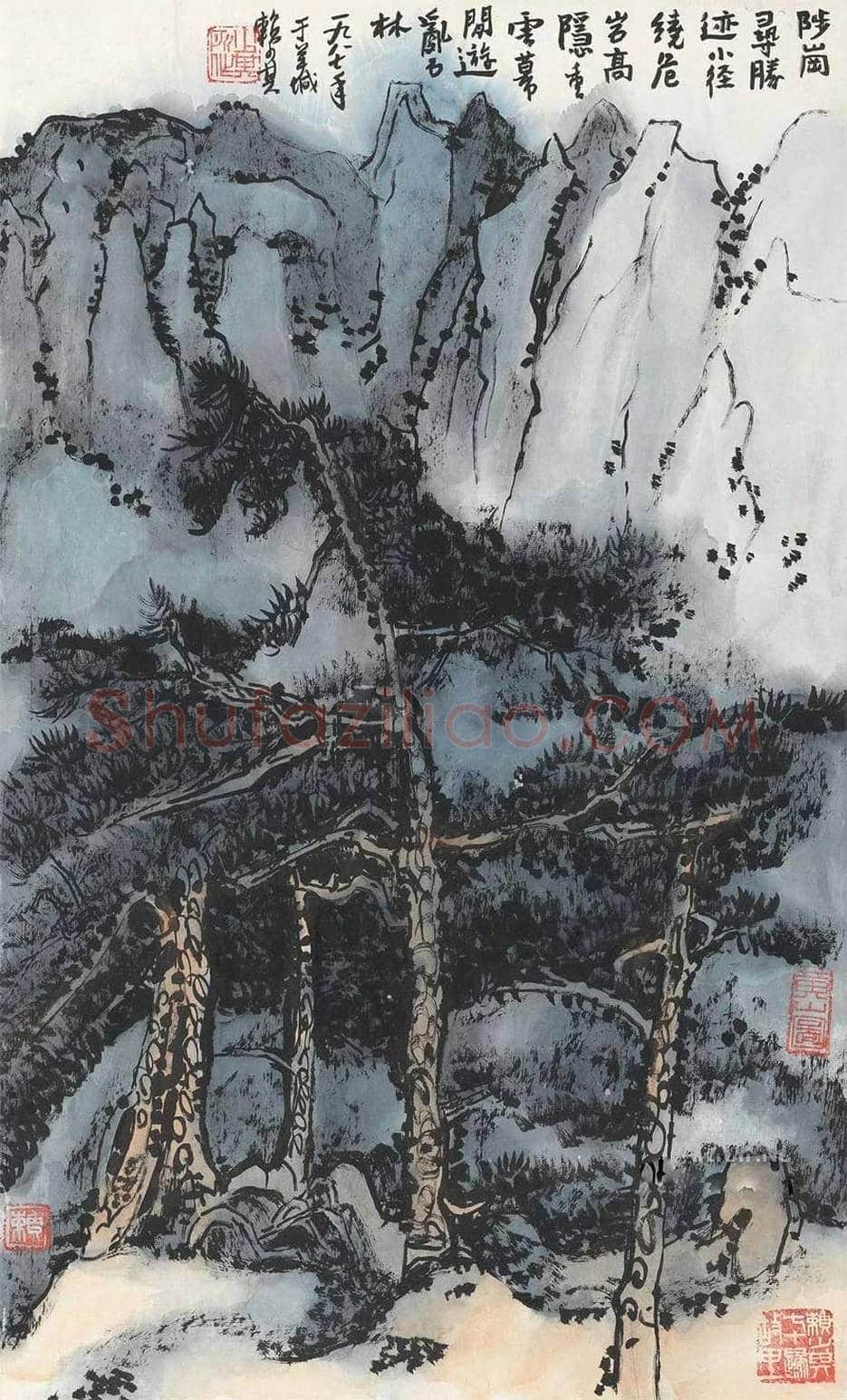 赖少其笔下的黄山 | 书画常识