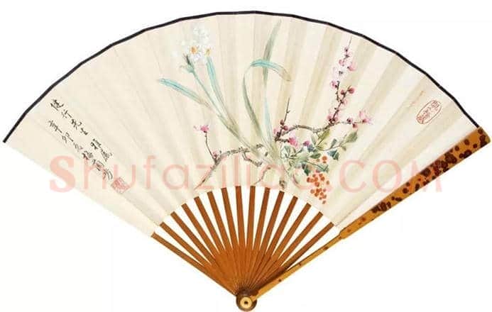 梅兰芳花鸟扇面欣赏,清丽秀雅! | 书画百科