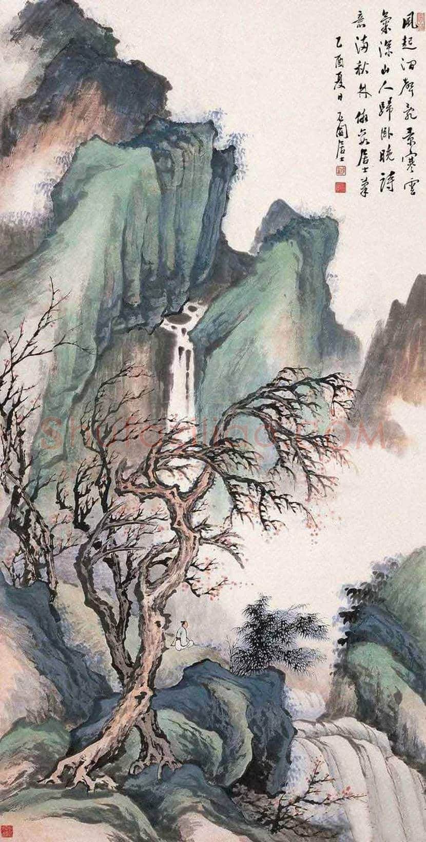 张石园山水画作品欣赏 | 书画文摘