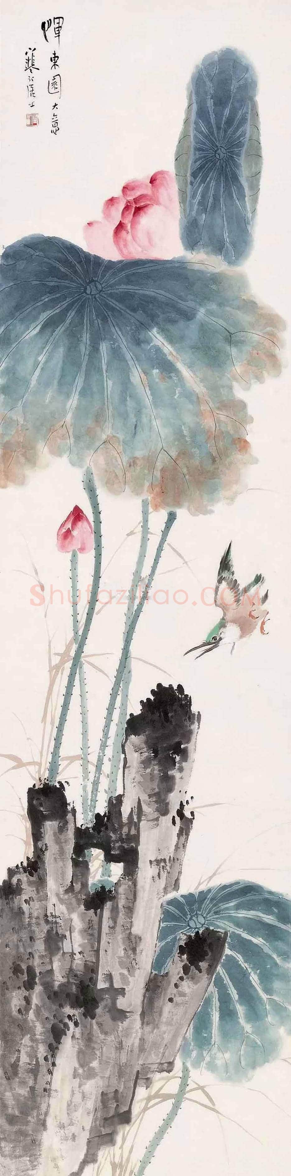 江寒汀荷花作品欣赏 | 书画讲解