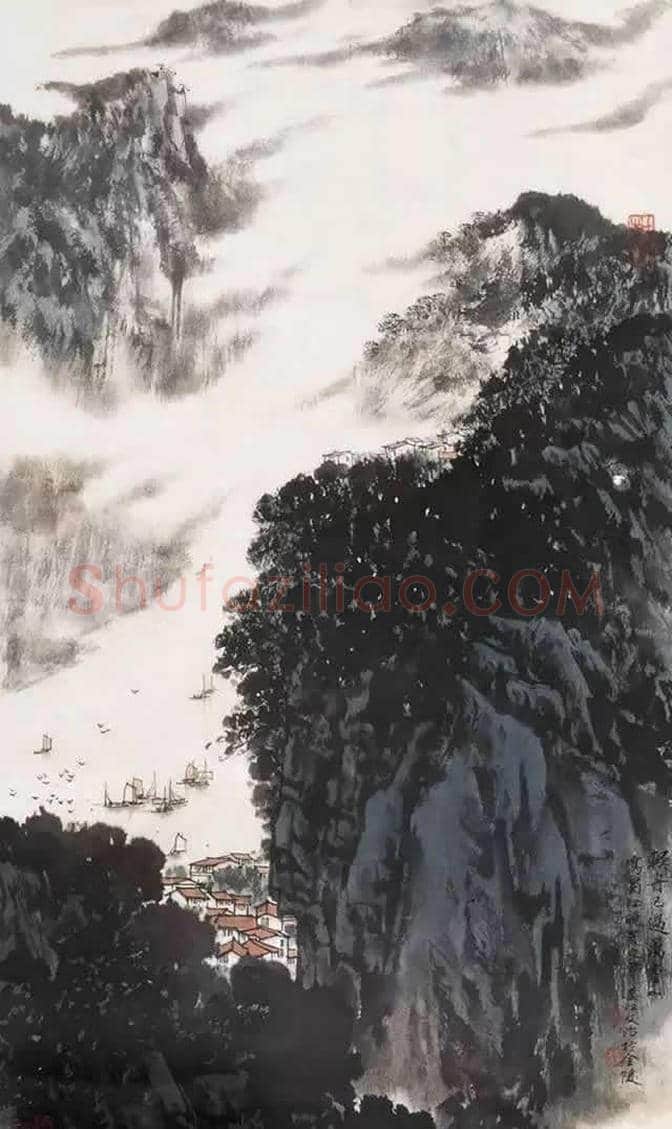傅抱石等金陵五大家山水画作品欣赏 | 书画文摘