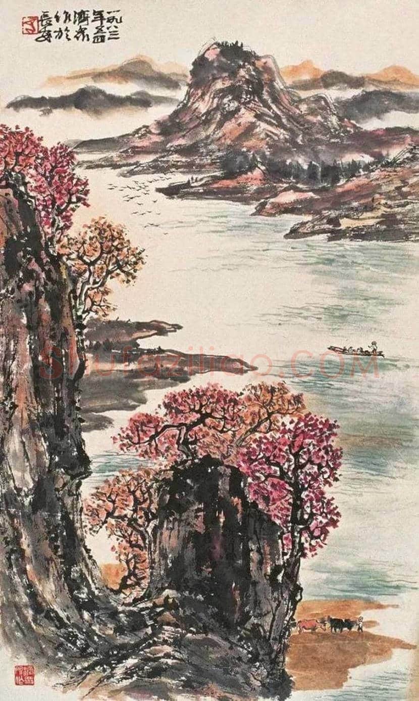 方济众山水画作品欣赏 | 书画学堂