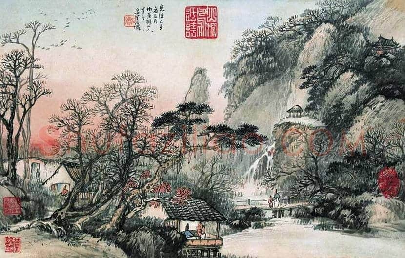 吴石仙山水画欣赏 | 书画科普