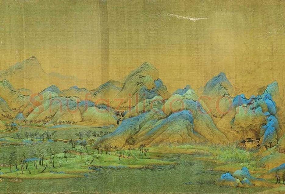 北宋王希孟《千里江山图卷》欣赏 | 书画学堂