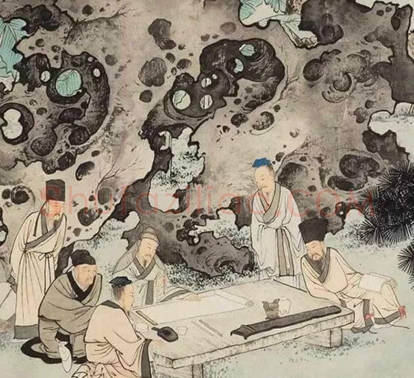 陈少梅工笔山水人物画的代表作《西园雅集图》 | 书画常识