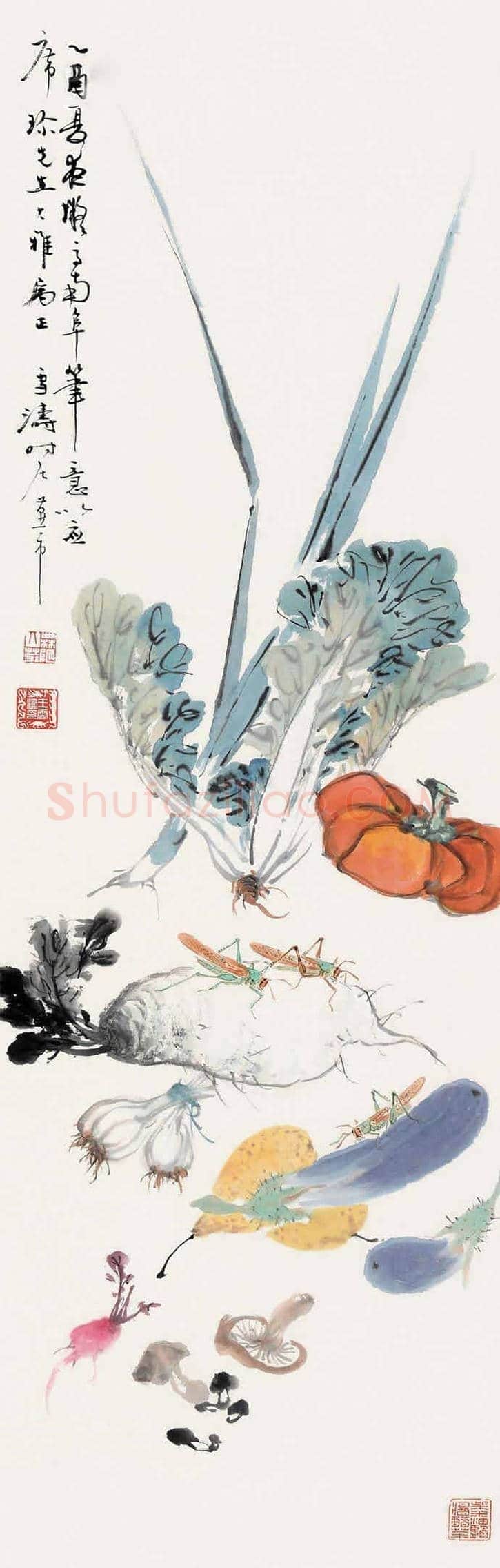 王雪涛蔬果图欣赏 | 书画学堂