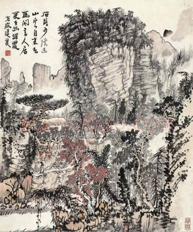 绘画奇人黄秋园作品欣赏(100幅) | 书画百科