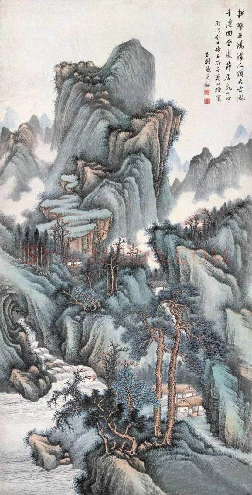 张石园山水画作品欣赏 | 书画文摘