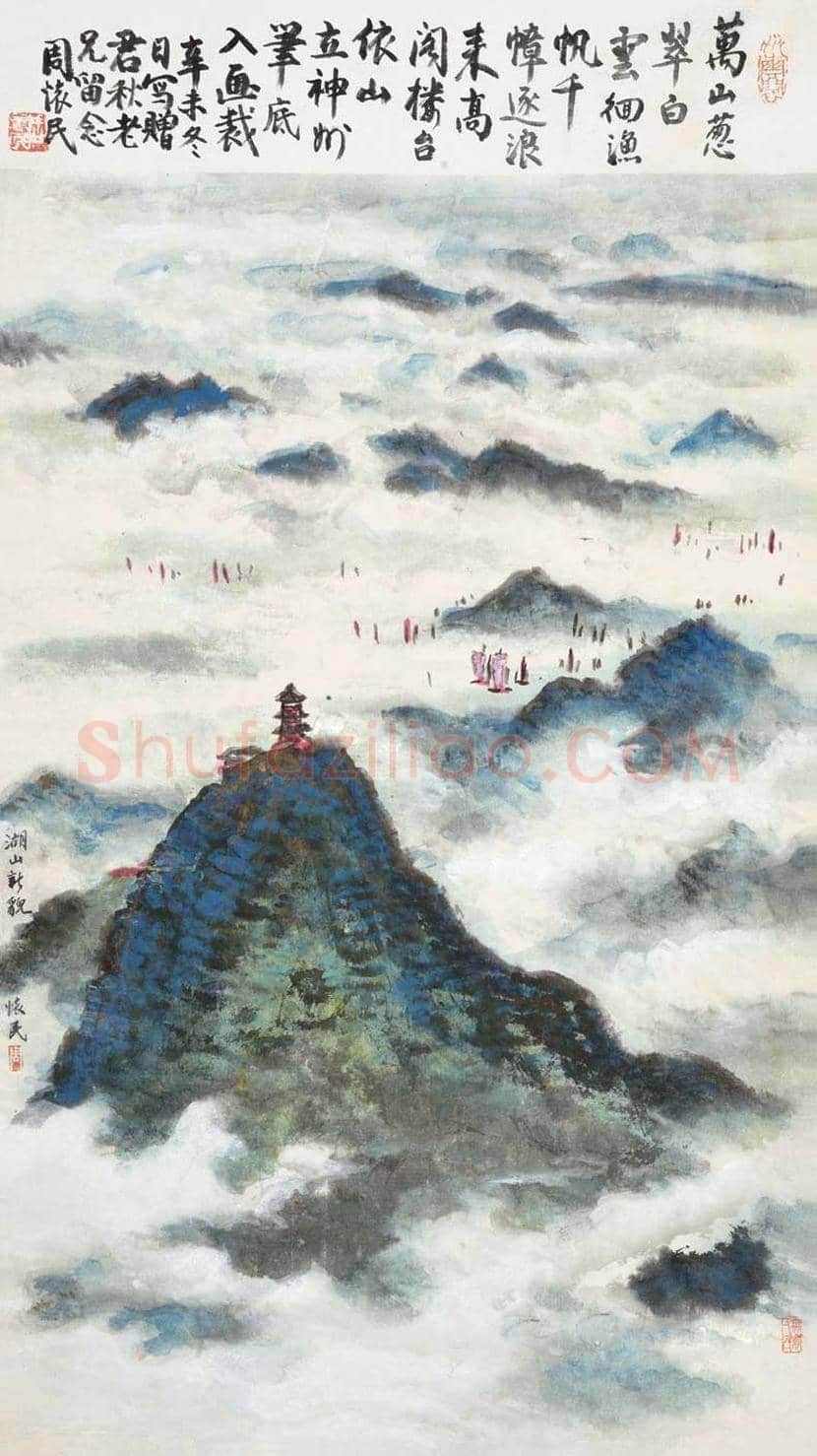 周怀民山水画作品欣赏 | 书画科普
