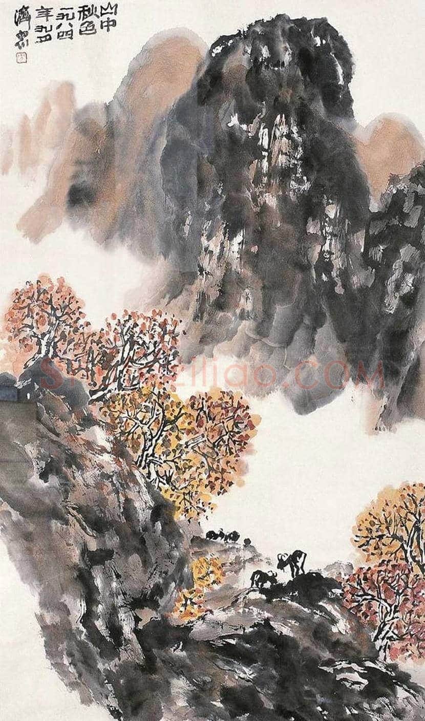 方济众山水画作品欣赏 | 书画学堂