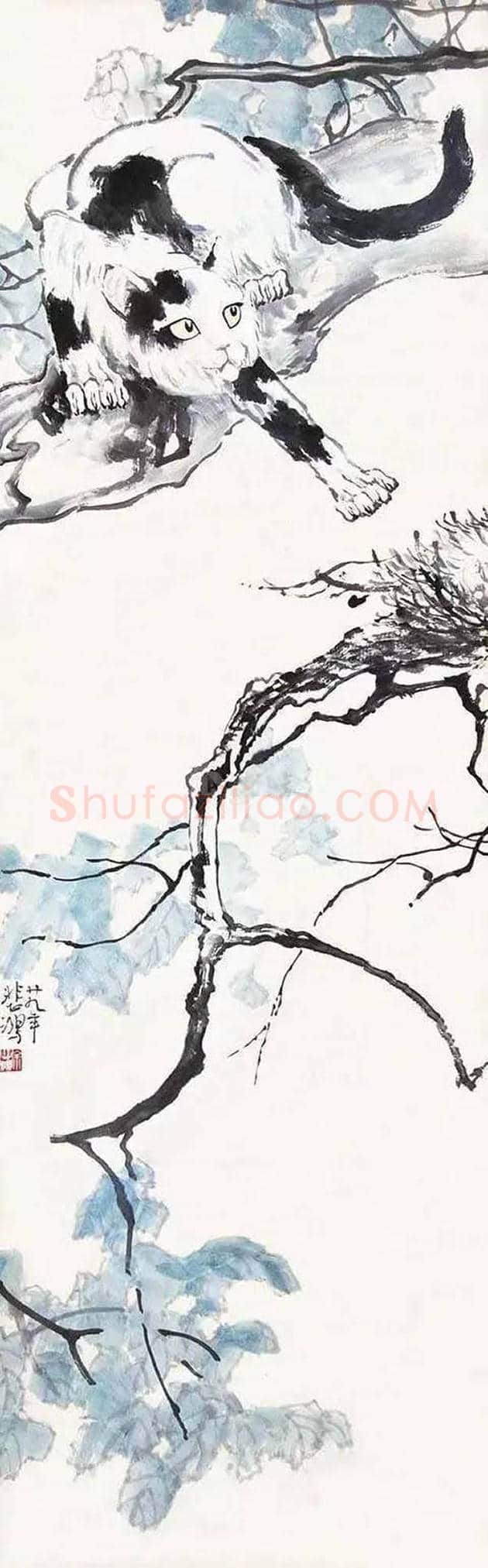徐悲鸿笔下的46幅家畜图,形象生动 | 书画文摘