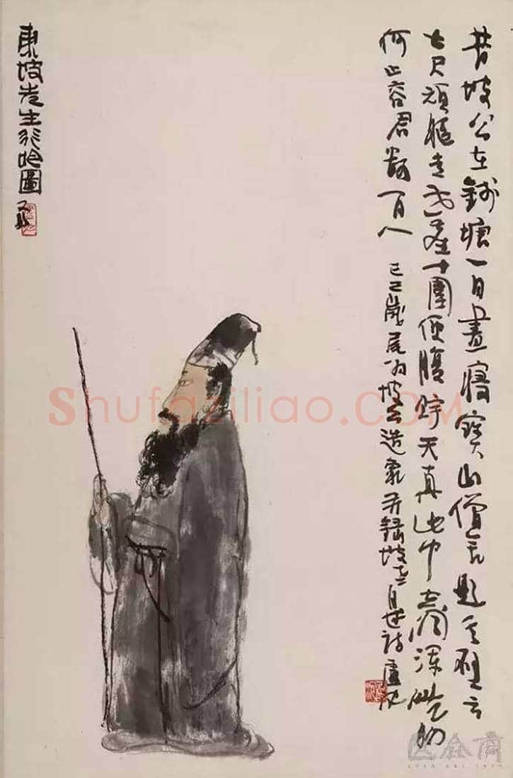 卢沉水墨人物画作品欣赏 | 书画资料