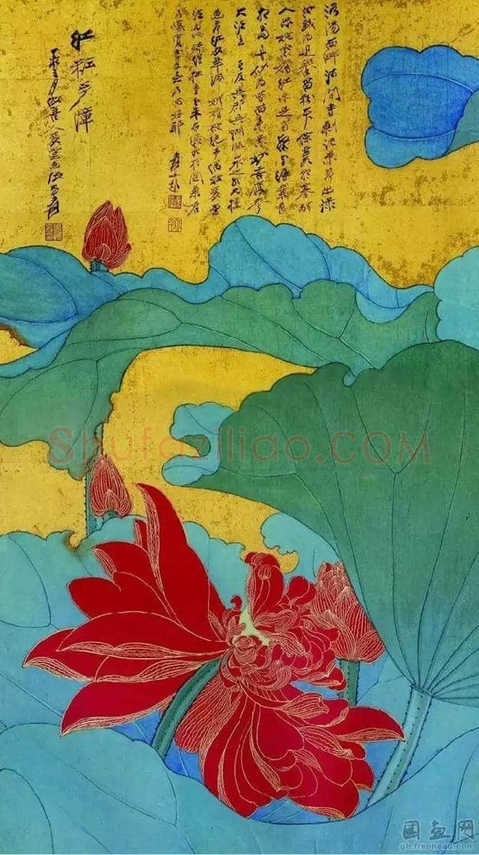 国画大师张大千的百荷图欣赏！ | 书画文摘