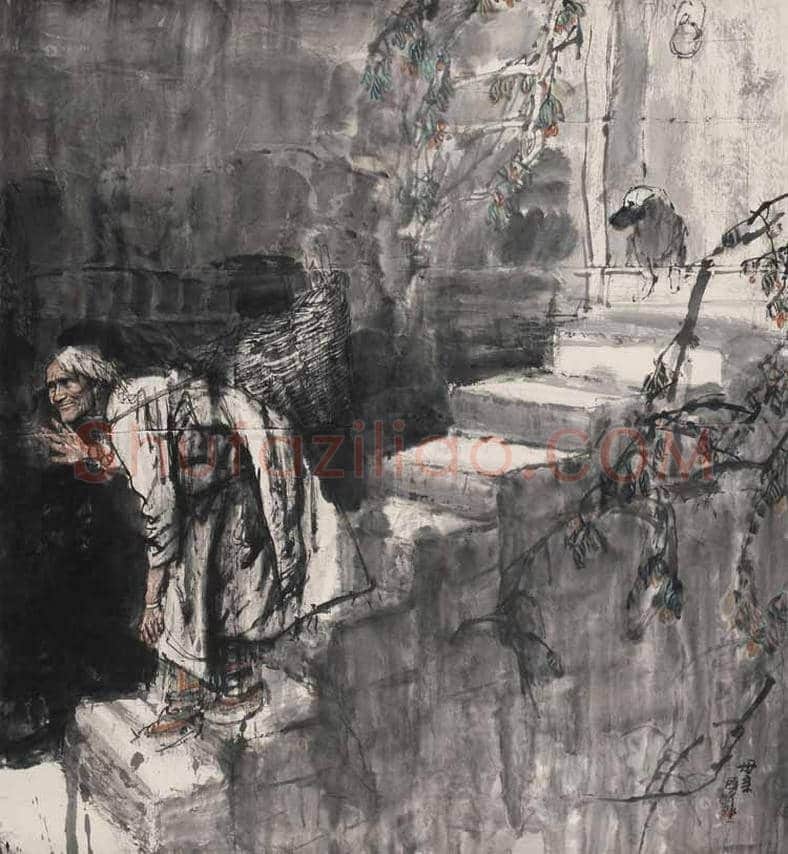 画僧史国良西藏风情人物画！ | 书画常识