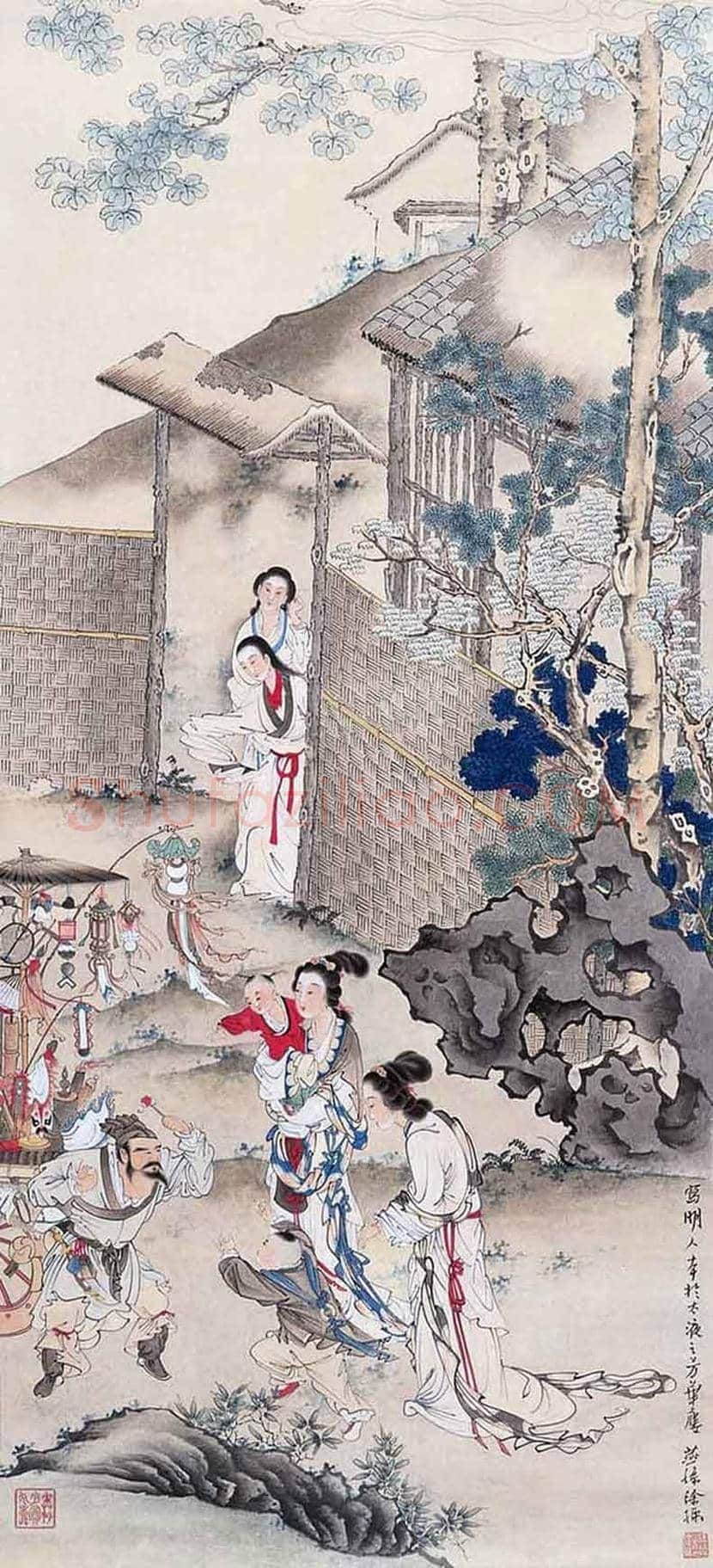 徐燕孙人物画作品欣赏 | 书画讲解